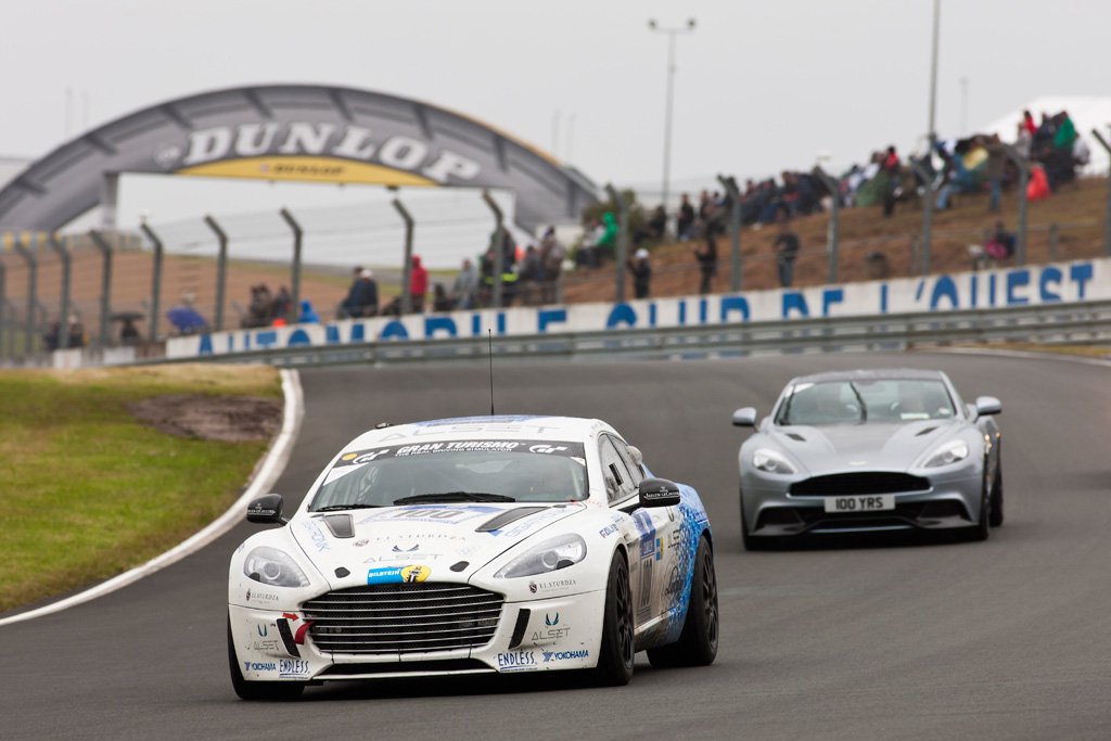 Hybrid hydrogen Rapide S makes U.K. competition debut