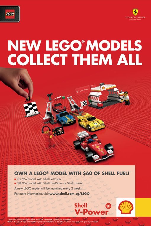 Final two Shell Lego V-Power collectibles to be available from next week