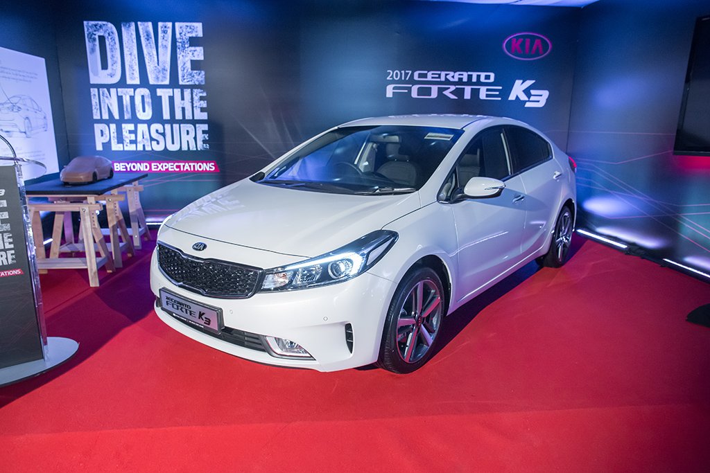 The launch of the upgraded 2017 Kia Cerato Forte K3