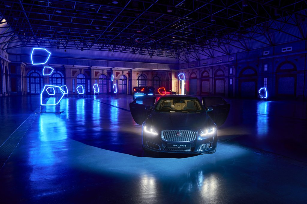 Play a Game of Drones with the long wheelbase Jaguar XJ saloon