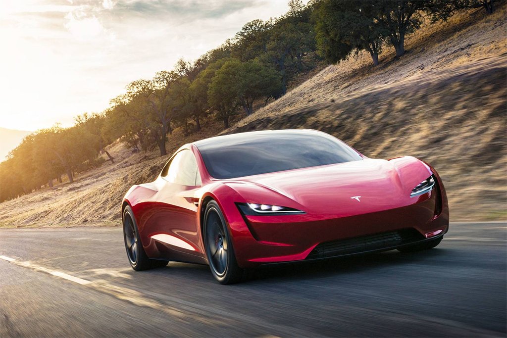 The unveiling of the new Tesla Roadster