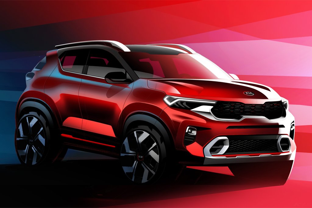 Kia releases official renderings of the all new Kia Sonet
