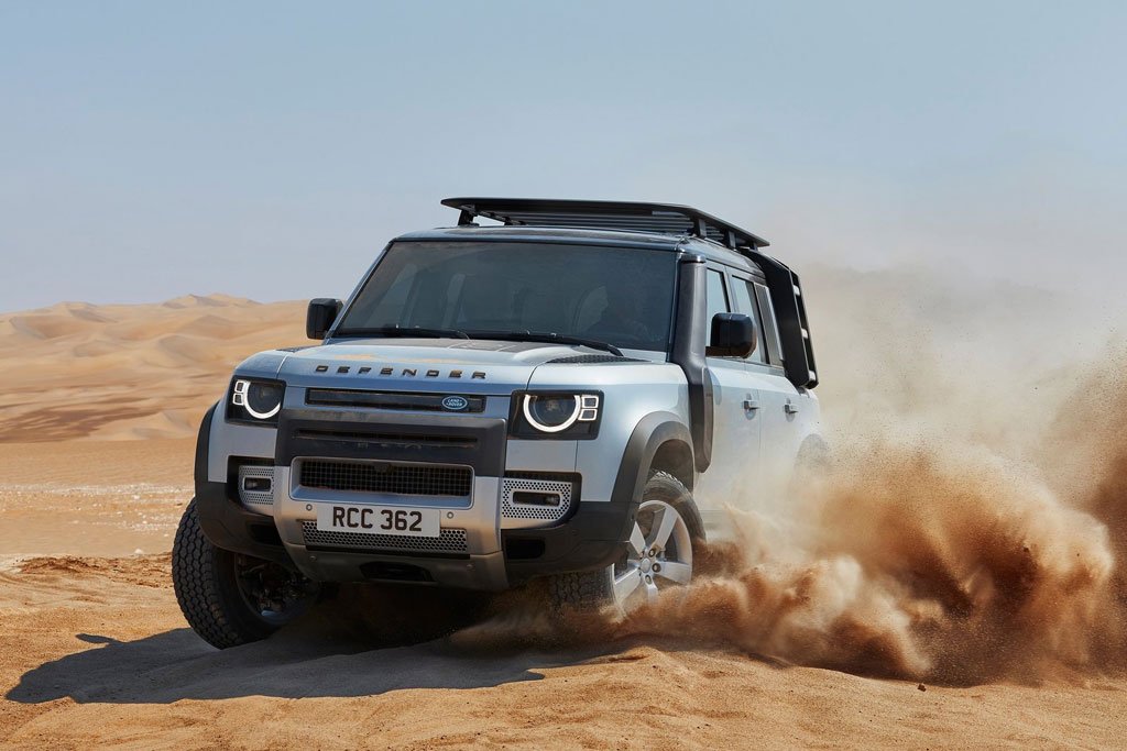 The Land Rover Defender 110 gets a five star Euro NCAP rating