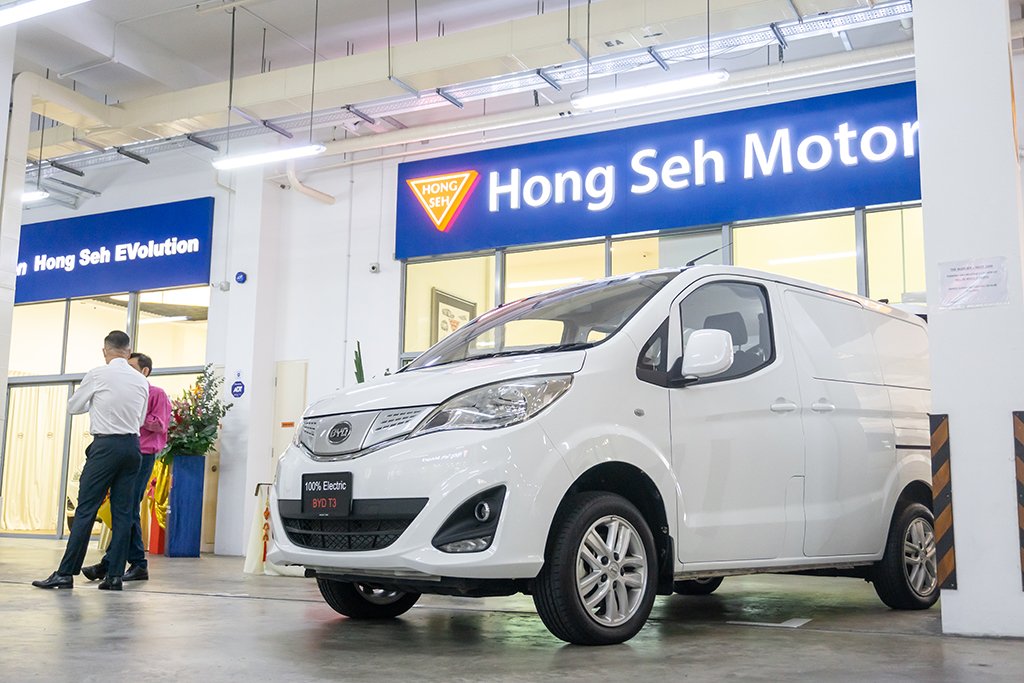 Hong Seh launches the BYD T3 electric van in Singapore