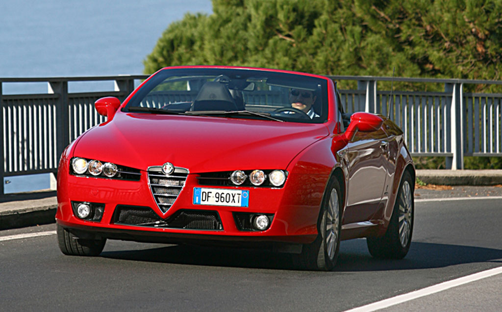 The new 200 bhp Alfa Romeo Spider 2.4 JTDM