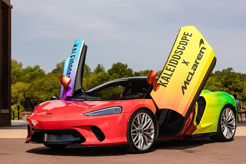 McLaren hosts a colourful wrap contest in the city of Coppell