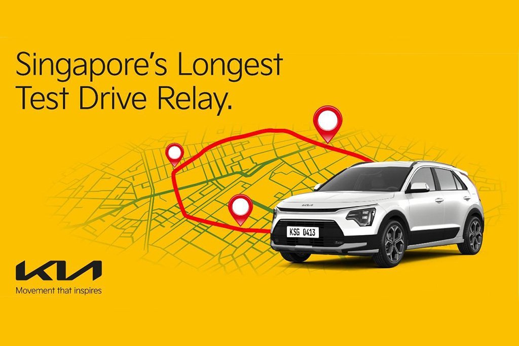 Kia gears up for Singapore's longest test drive relay