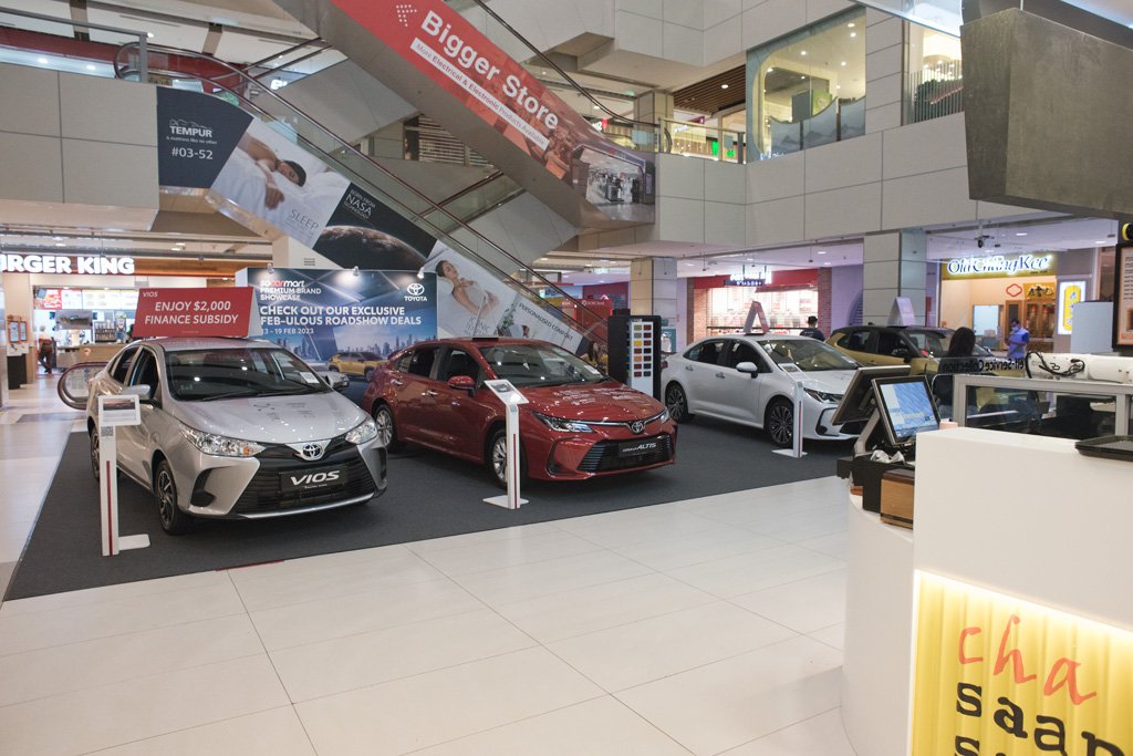 The Toyota x Sgcarmart roadshow at IMM makes affordable motoring easier than ever