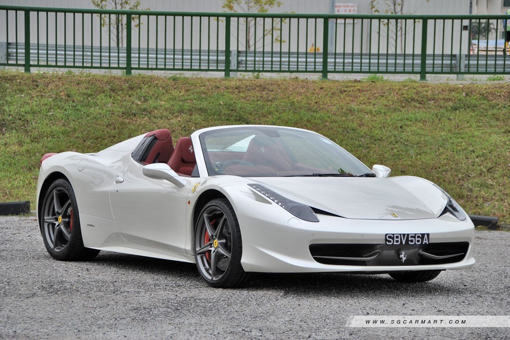 Ferrari 458 Spider 4.5 (A) Review