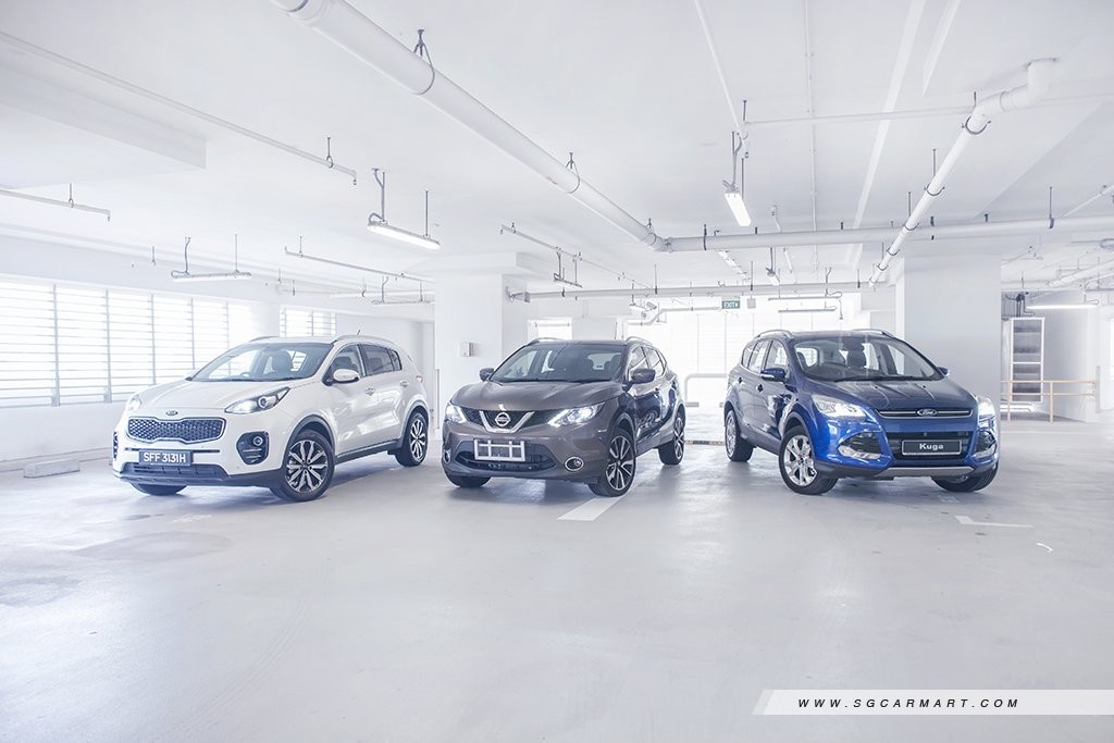 Ford Kuga vs Kia Sportage vs Nissan Qashqai