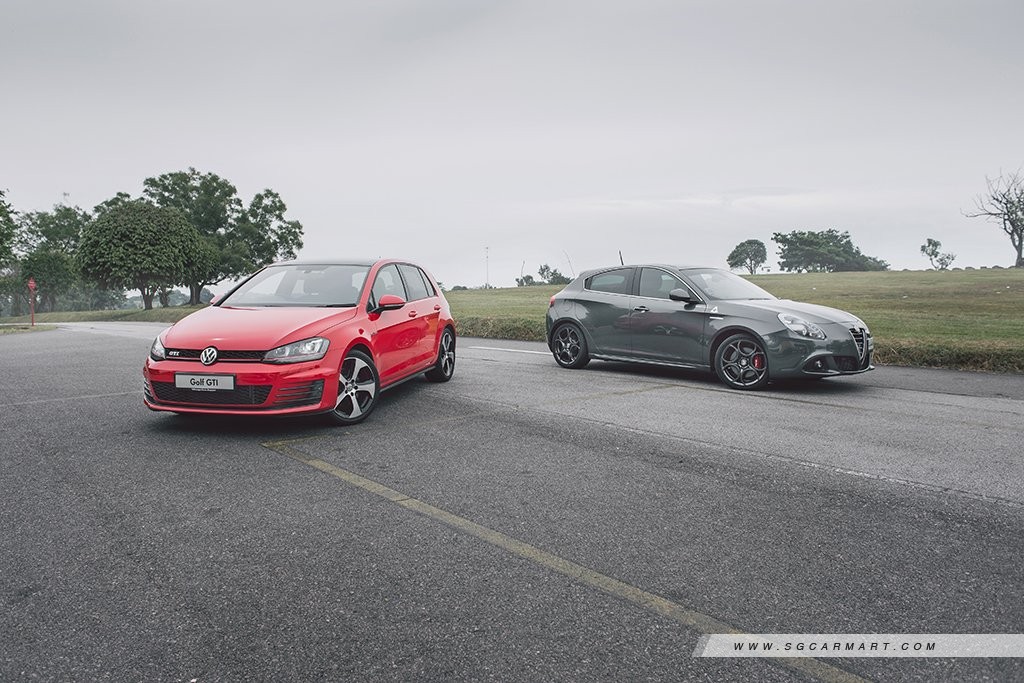 Alfa Romeo Giulietta 1.8 Quadrifoglio Verde Turbo vs Volkswagen Golf GTI