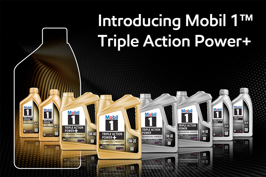 Mobil 1 Triple Action Power+ engine oil launched Sgcarmart