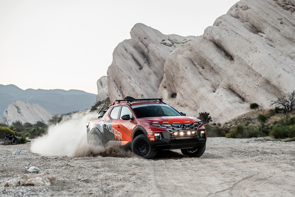 Hyundai reveals its Santa Cruz for the Rebelle Rally - Sgcarmart