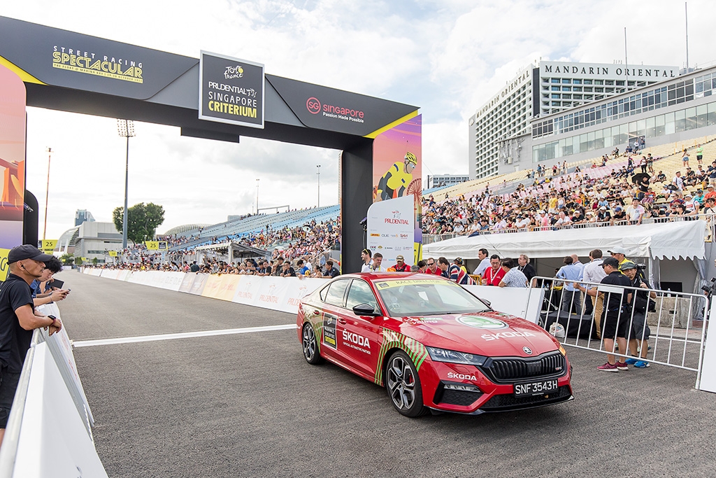 Catch your favourite Skoda in action at Suntec City