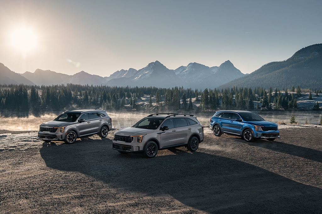 Updated Kia Sorento gets futuristic new exterior