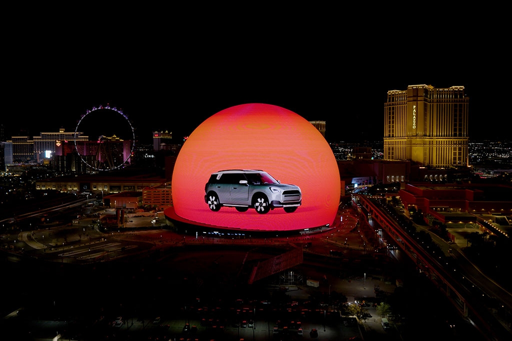 MINI launches new Countryman with the Las Vegas Sphere