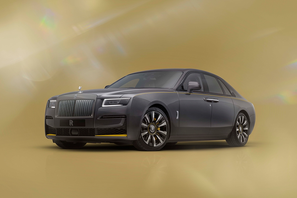 The Rolls-Royce Ghost can now be had with a splash of colour