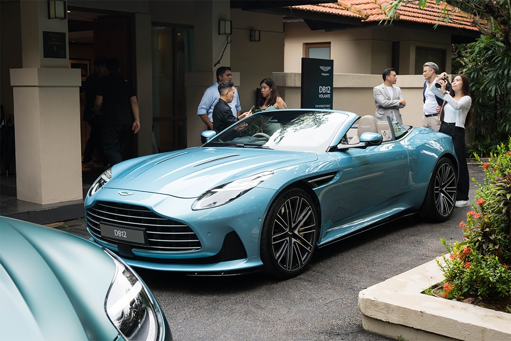 Aston Martin DB12 Volante launched in Singapore