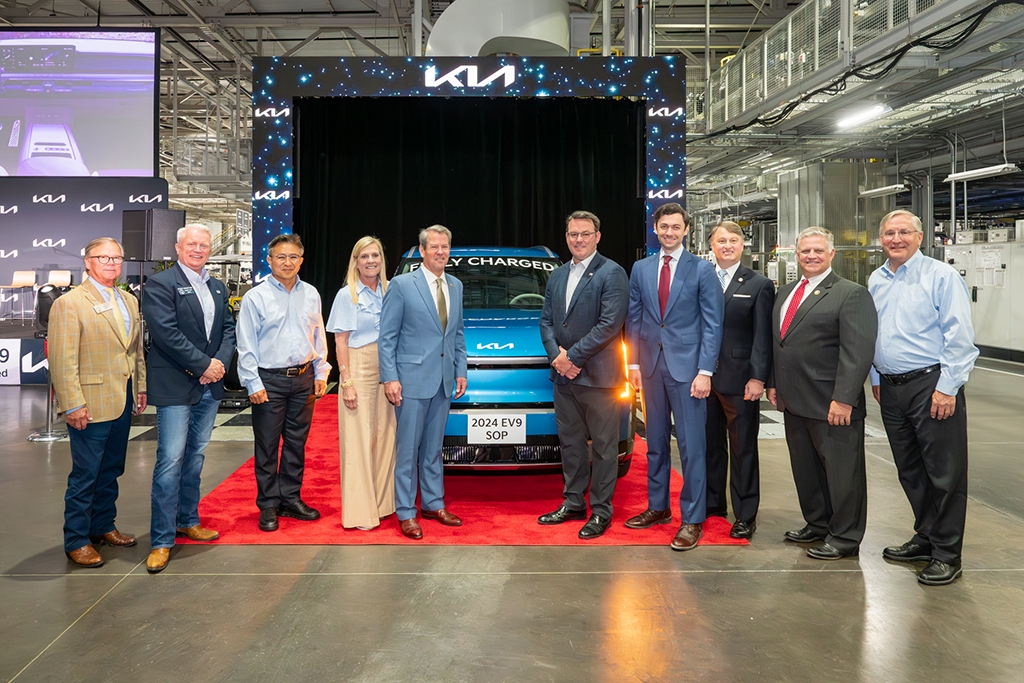 Kia starts production of the EV9 at its Georgia plant