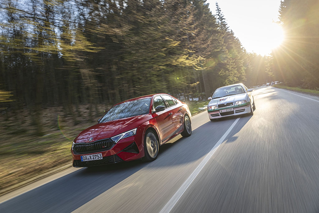 See the Skoda Octavia RS being driven by a rally ace