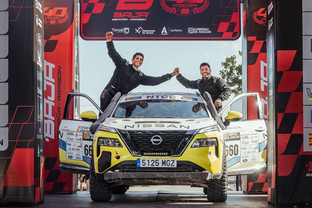 Nissan X-Trail completes Aragon Baja Rally