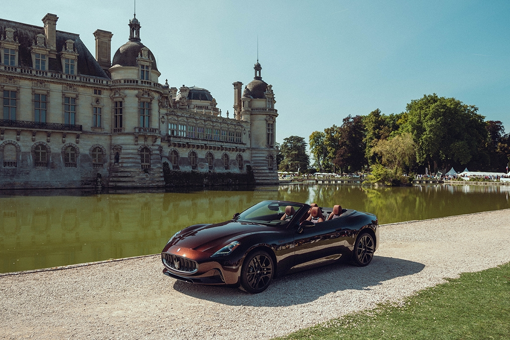 GranCabrio Folgore Tignanello exhibited at Chantilly