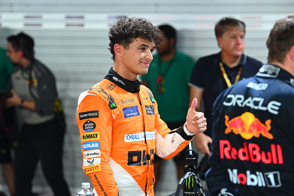 Lando Norris to start on pole position for 2024 Singapore GP