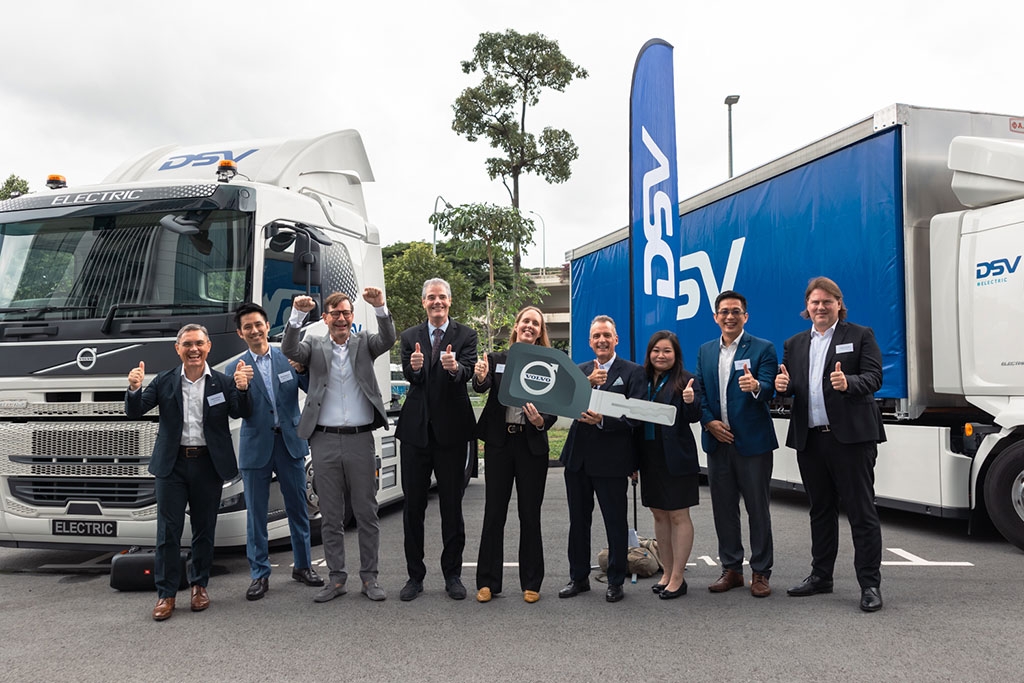 DSV Singapore to obtain two new Volvo Electric Trucks - Sgcarmart