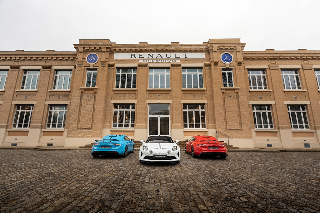 Alpine marks 70th anniversary with the A110 R 70