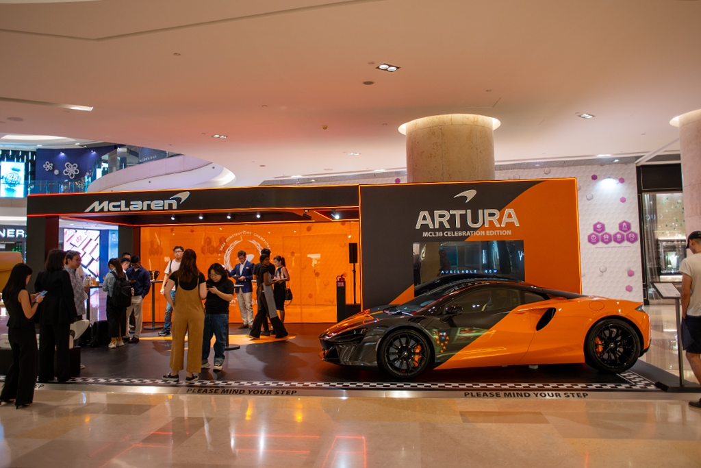 McLaren SG unveils exclusive MCL38 livery at ION Orchard