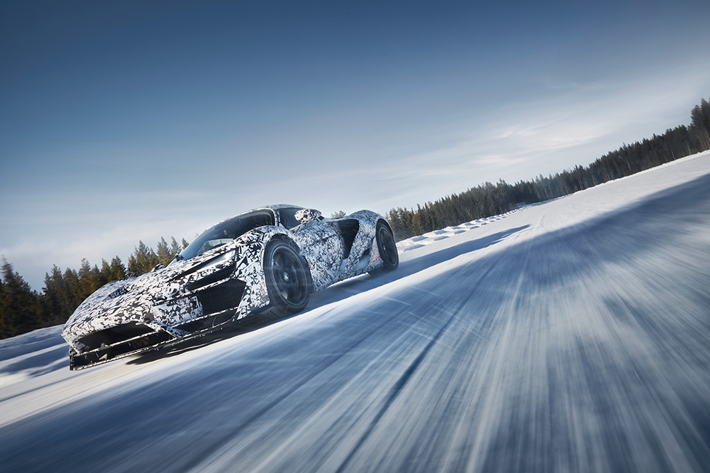 McLaren W1 triumphs in sub-zero testing