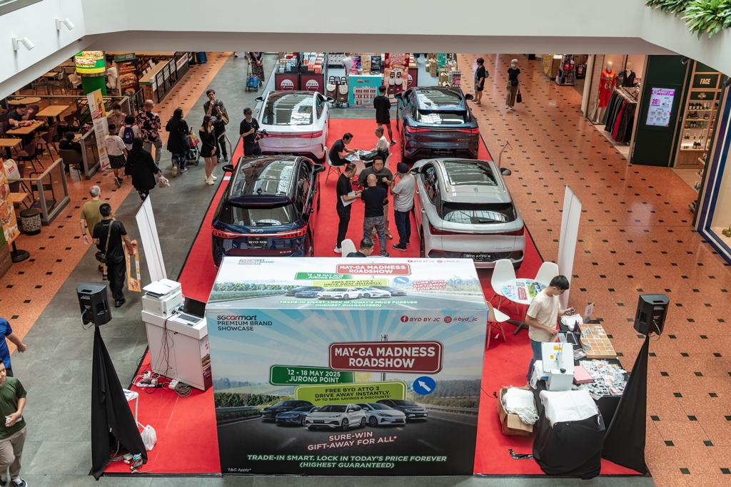 BYD by JC electrifies Jurong Point