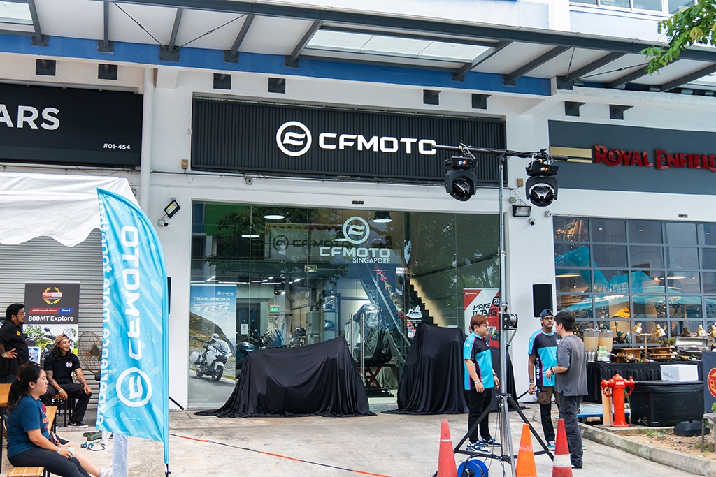 CFMOTO SG celebrates showroom opening with two new models