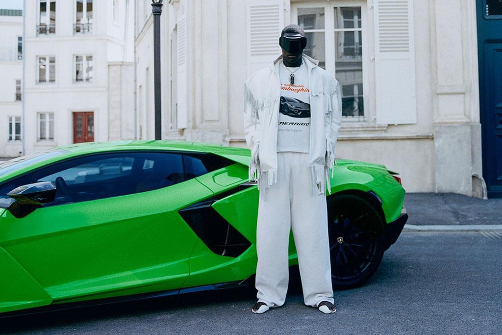 Cloth and metal collide with Balenciaga-Lamborghini collab