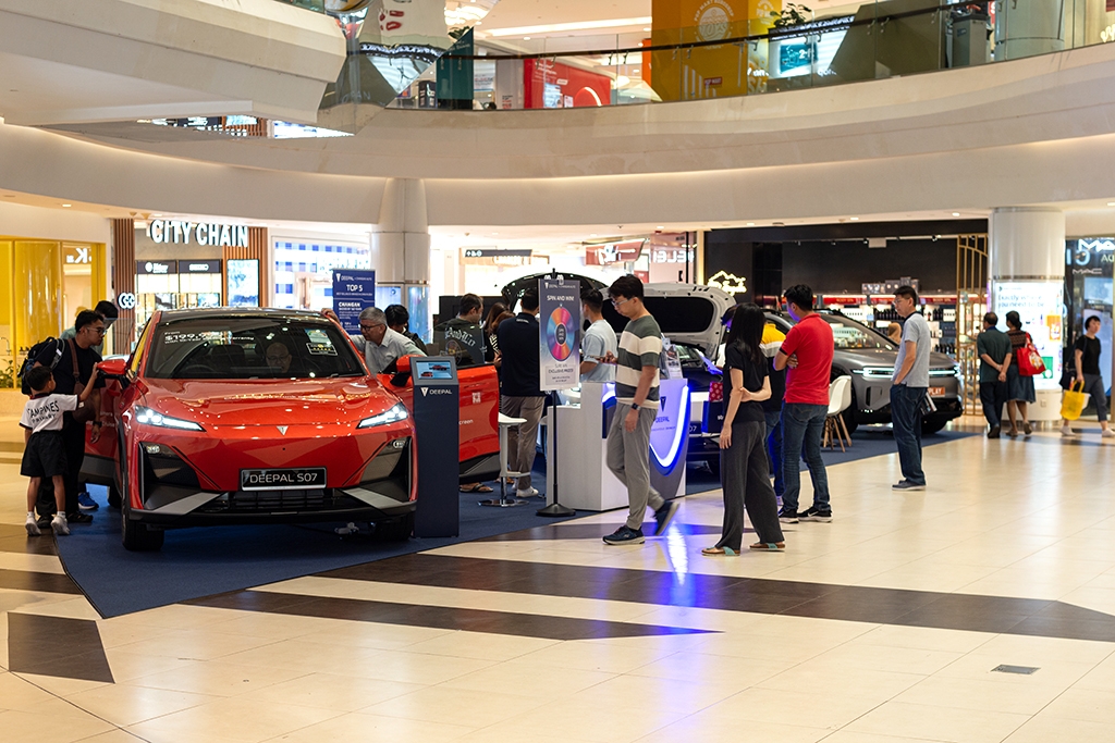 Get up close to the Deepal S07 at Tampines Mall