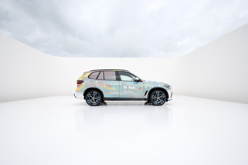 BMW fleet transformed into moving artwork for Art Basel 2025