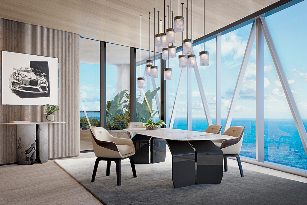 Bentley Residences Miami unveils penthouse with a view