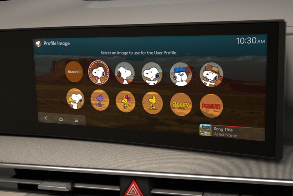 Hyundai takes Snoopy for a ride!