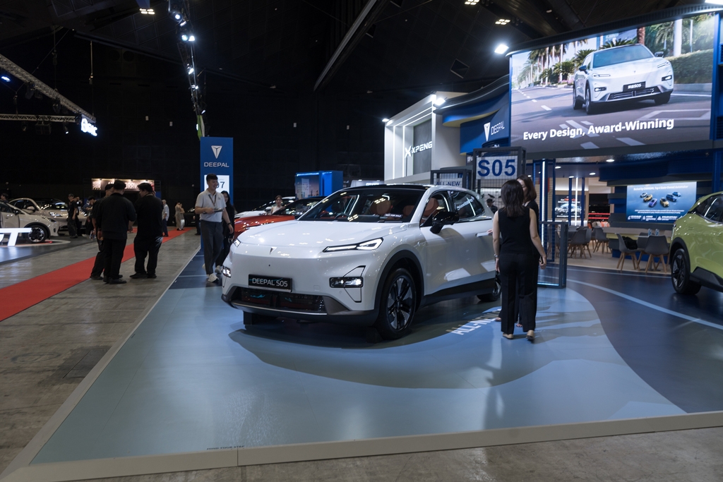 Deepal S05 previewed at the 2026 Singapore Motor Show