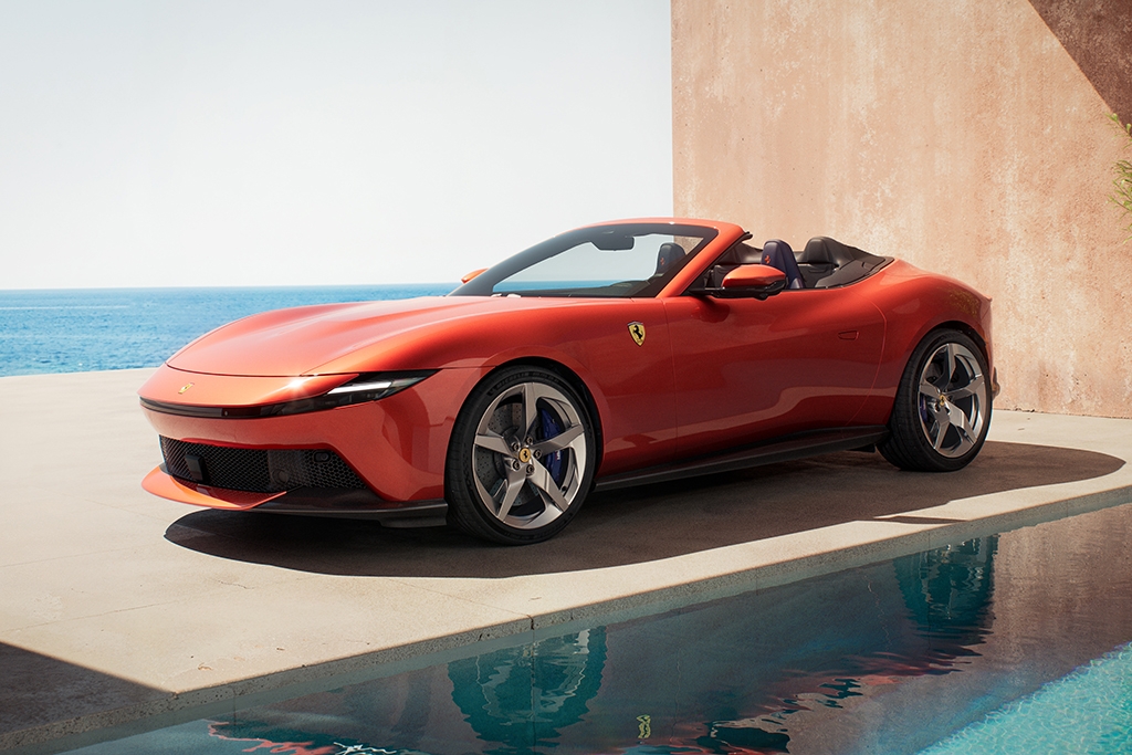 World premiere of the Ferrari Amalfi Spider