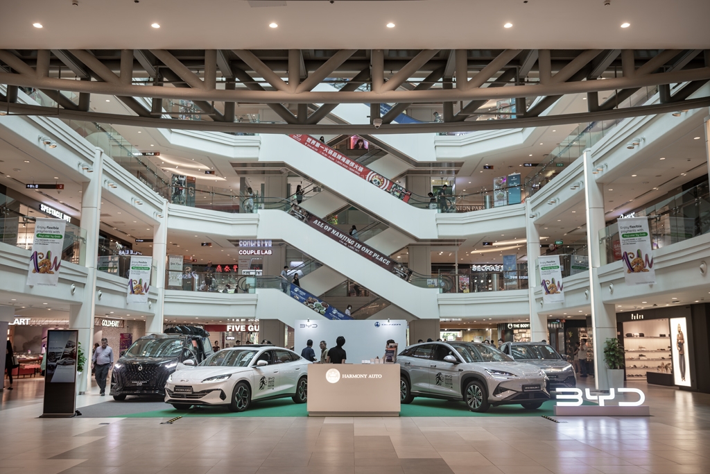 Harmony Auto brings electric mobility to Plaza Singapura