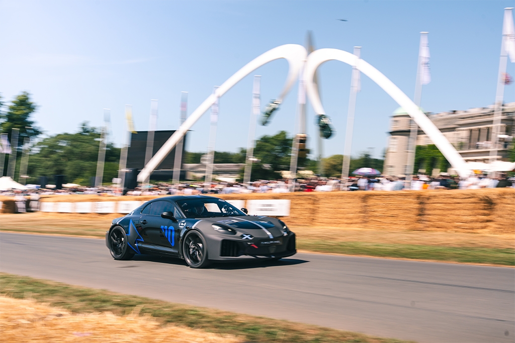 2026 Goodwood saw the global debut of the Alpine A110 Future