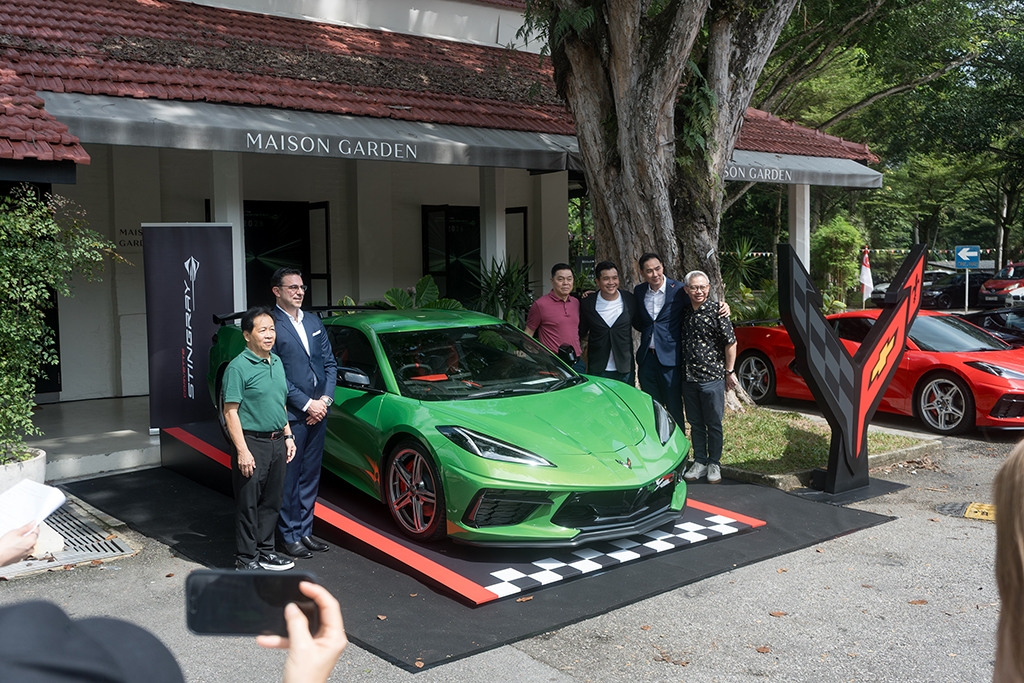 2026 Corvette showcased here in Singapore
