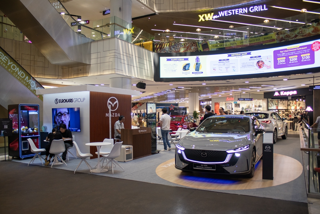 Mazda's Century Square roadshow sees a three-model showcase