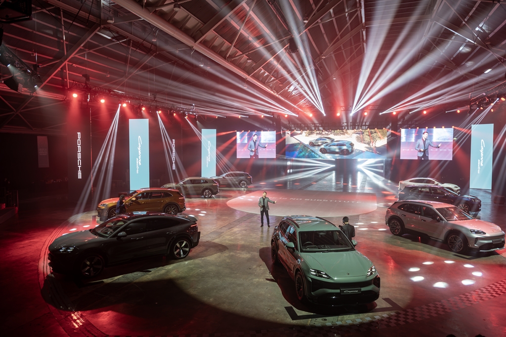Porsche Cayenne goes electric in Singapore