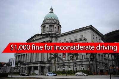 45-year old woman fined $1,000 for inconsiderate driving