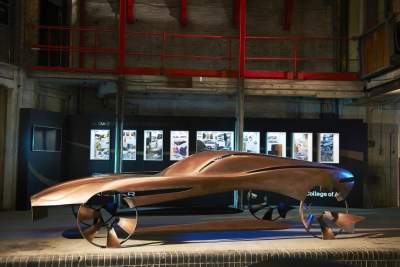 Jaguar-inspired artwork takes pride of place at Clerkenwell Design Week