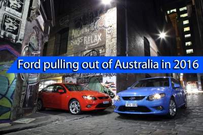 Ford announces the closure of manufacturing plants in Australia