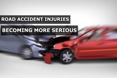 Rising number in serious injuries from road accidents