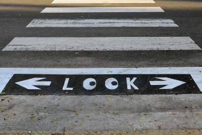 New markings at zebra crossings to assist pedestrians